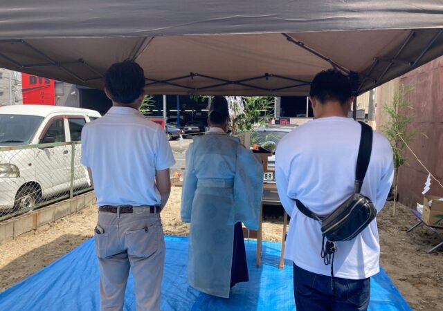 中川区葉池町賃貸アパート　地鎮祭