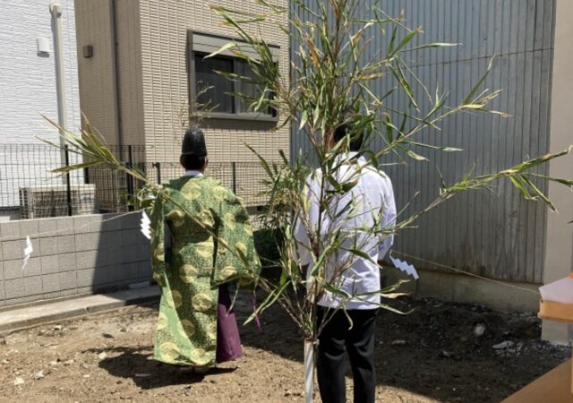 港区泰明町賃貸アパート地鎮祭