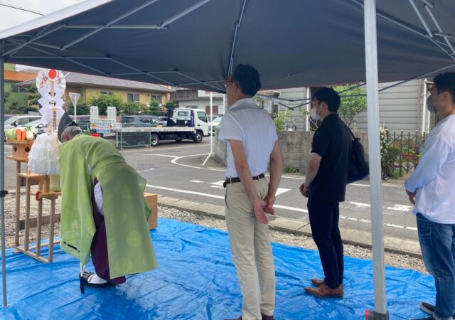 北区西味鋺分譲　地鎮祭を行いました！