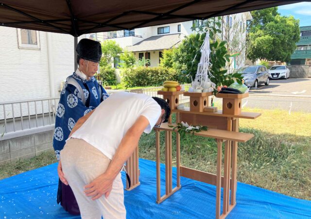 中村区長筬町賃貸アパート　地鎮祭