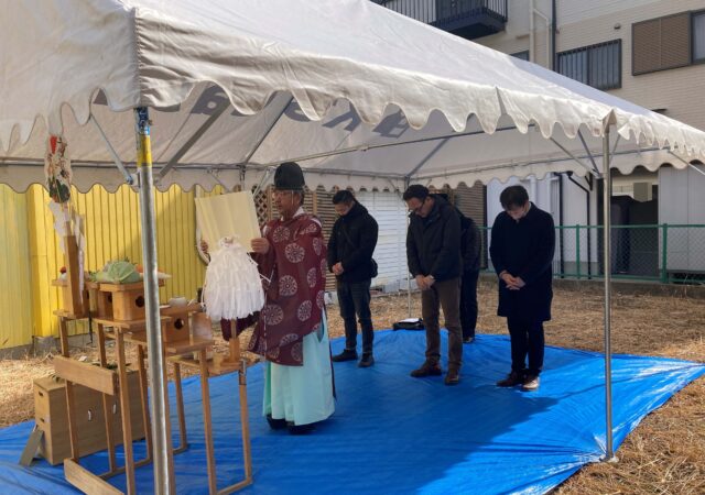 中川区分譲住宅　地鎮祭