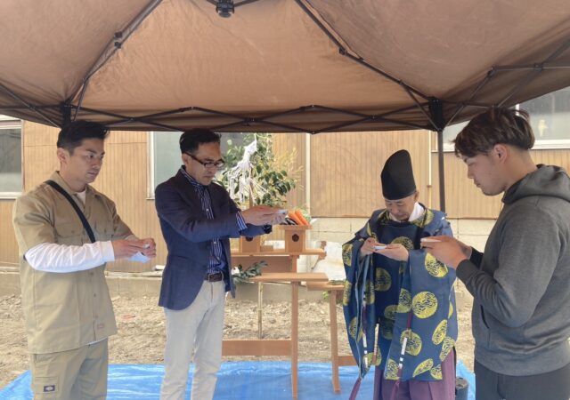 中村区鈍池町賃貸アパート　地鎮祭