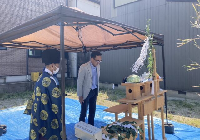 南区三条Ⅱ & 白水町Ⅱ賃貸アパート　地鎮祭