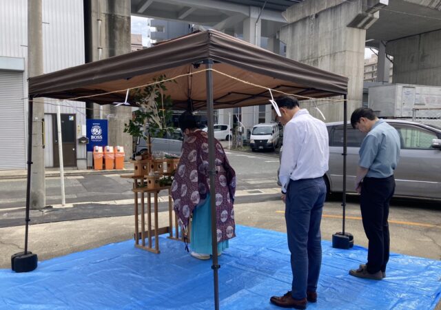 南区豊賃貸アパート　地鎮祭