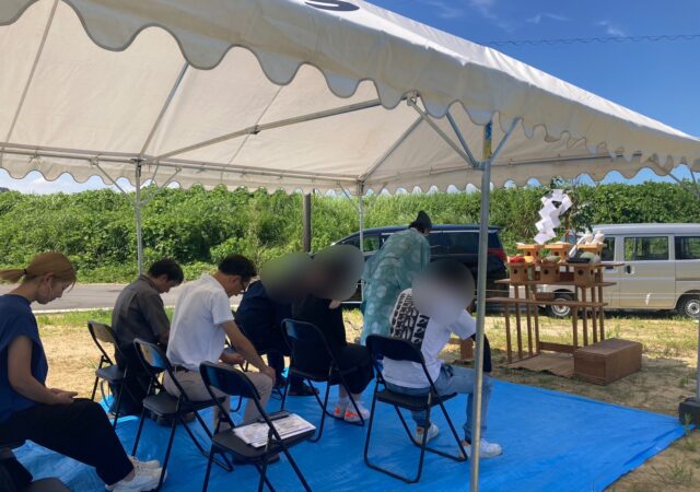 四日市市Y様邸　地鎮祭