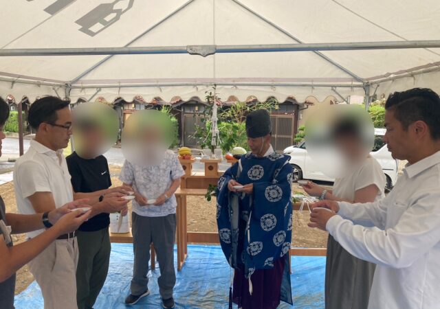 南区明治賃貸アパート　地鎮祭をしました！