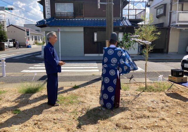北区如意分譲住宅　地鎮祭をしました！