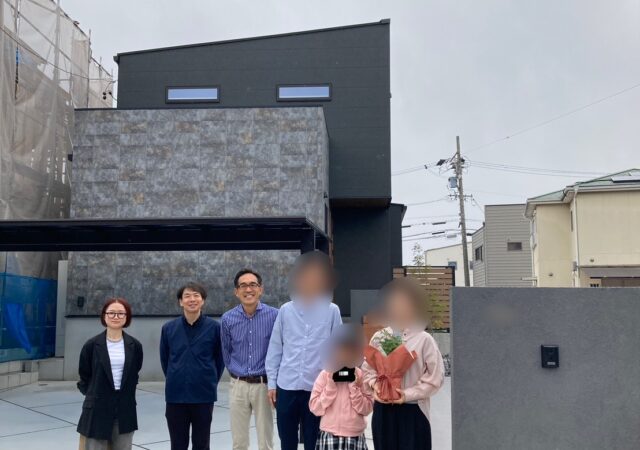 蟹江町N様邸　受渡し