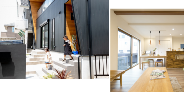 玄関・リビングの写真