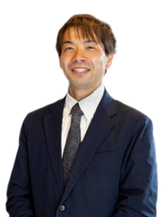 スーツを着用した男性