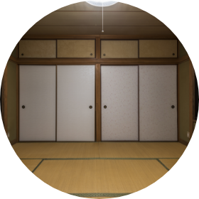 使われなくなった和室と押し入れ