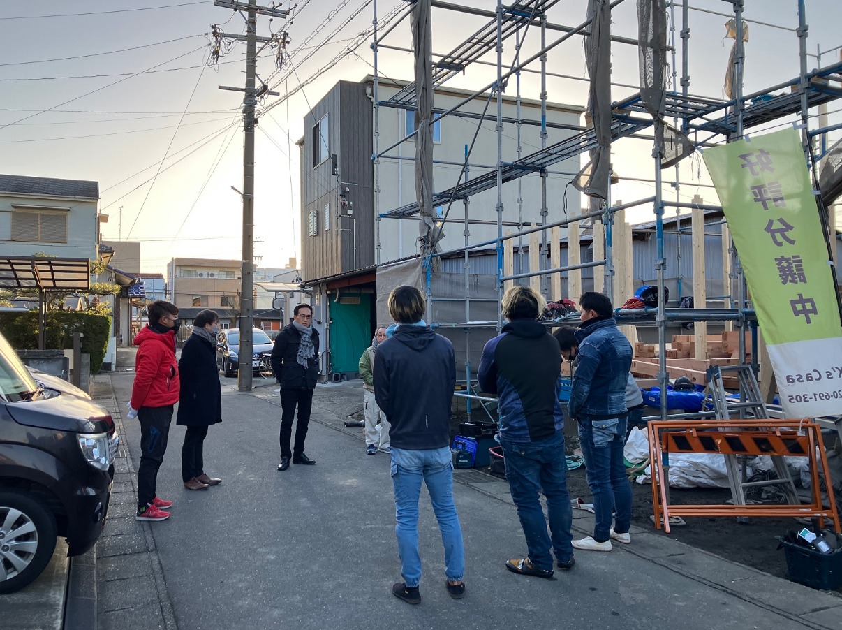 蟹江町今五之坪分譲住宅　上棟しました！