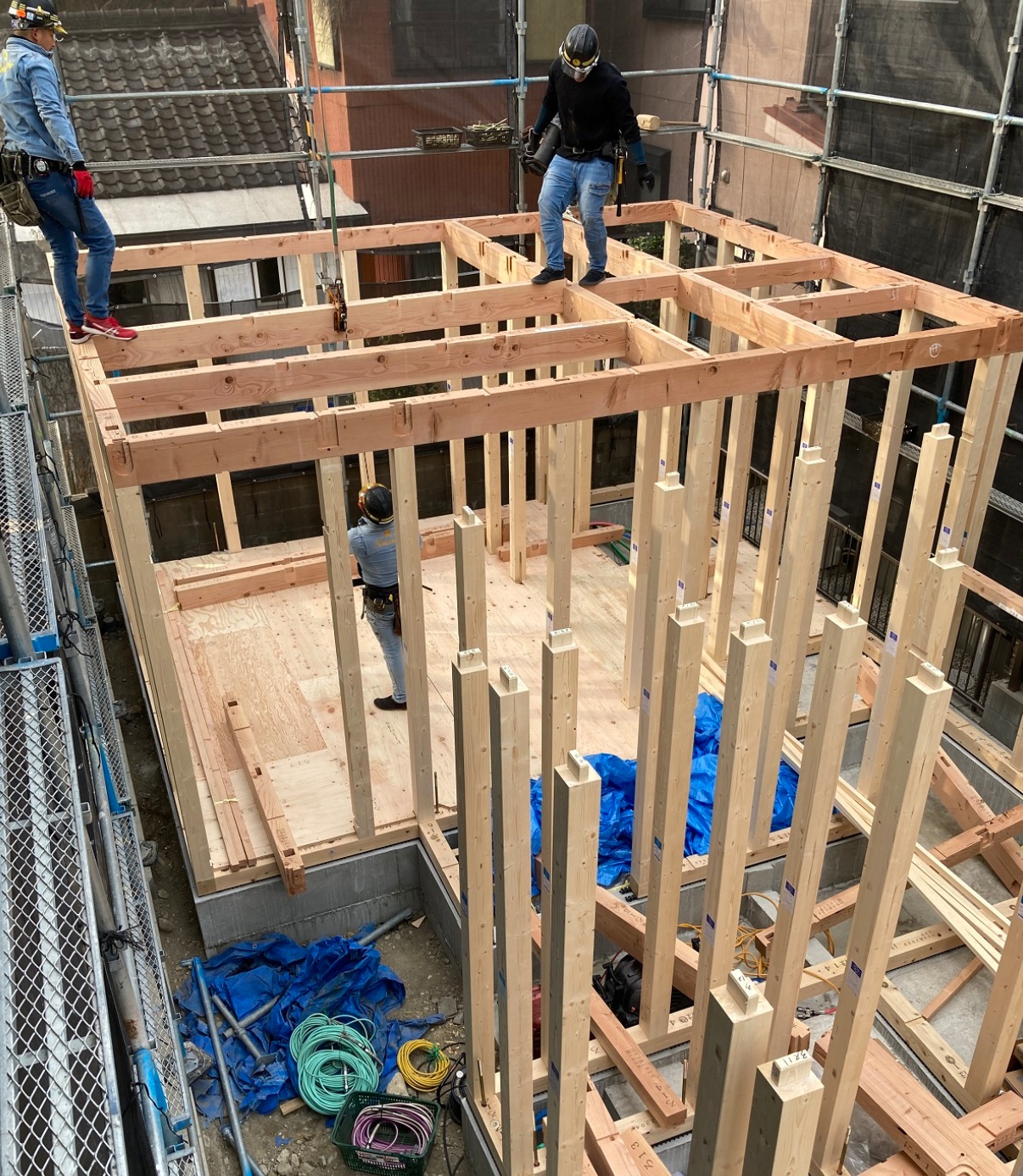 港区港栄賃貸アパート　上棟しました！