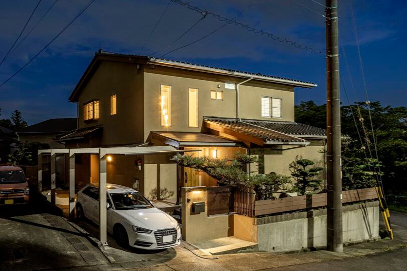 素材を生かした和モダンハウス