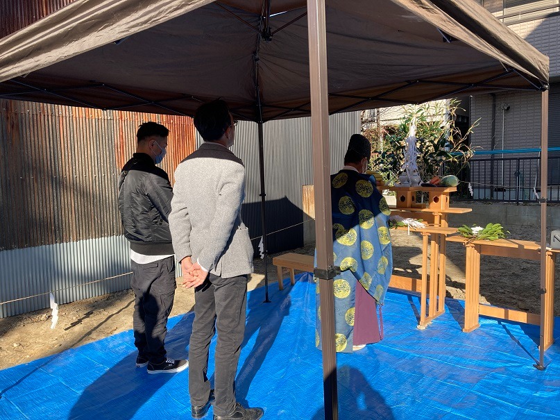 中村区押木田町Ⅱ賃貸アパート　地鎮祭を行いました！