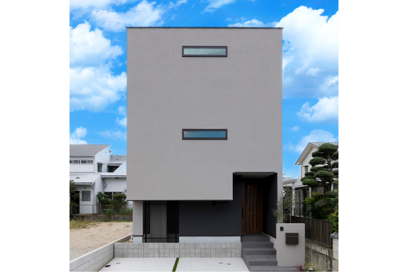 ホテルライクなモノトーンハウス