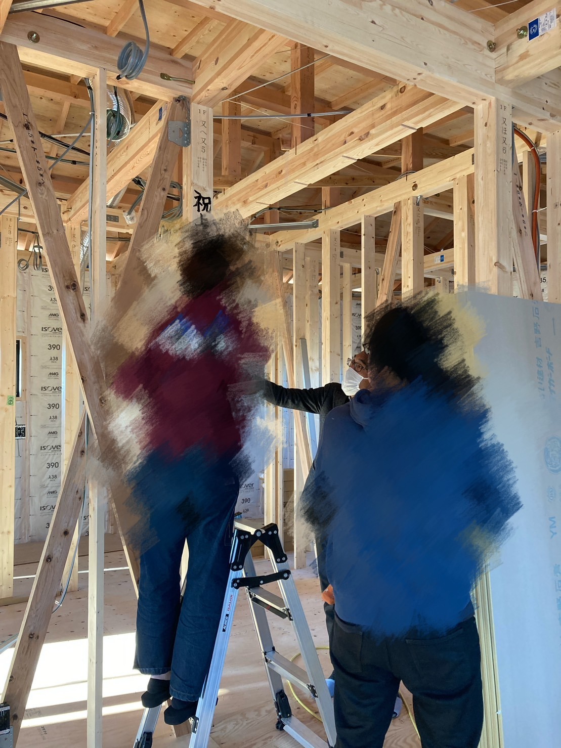 H様邸　筆入れを行いました！