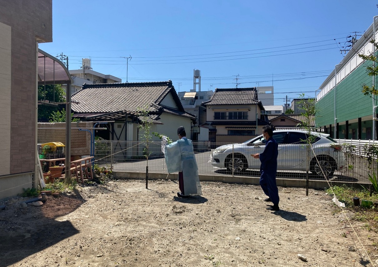 南区曽池町賃貸アパート地鎮祭