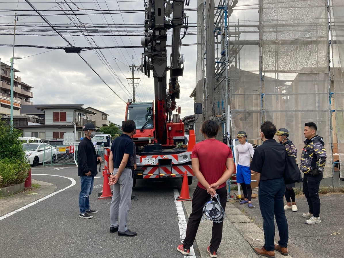 北区西味鋺分譲 上棟しました!