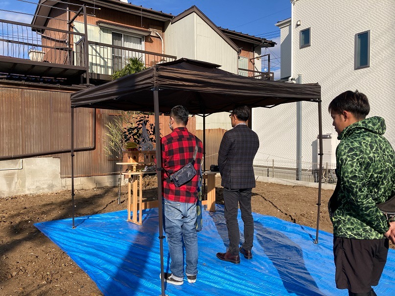 南区豊三丁目賃貸アパート　地鎮祭