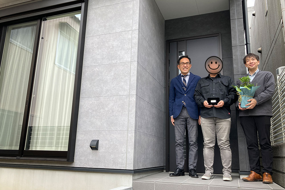 デザイン分譲住宅の受け渡し @あま市