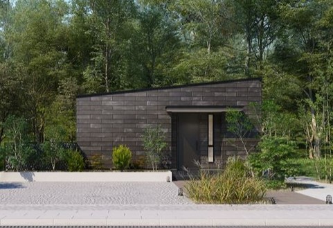 ホテルの一室のようなコンパクトで機能的な平屋