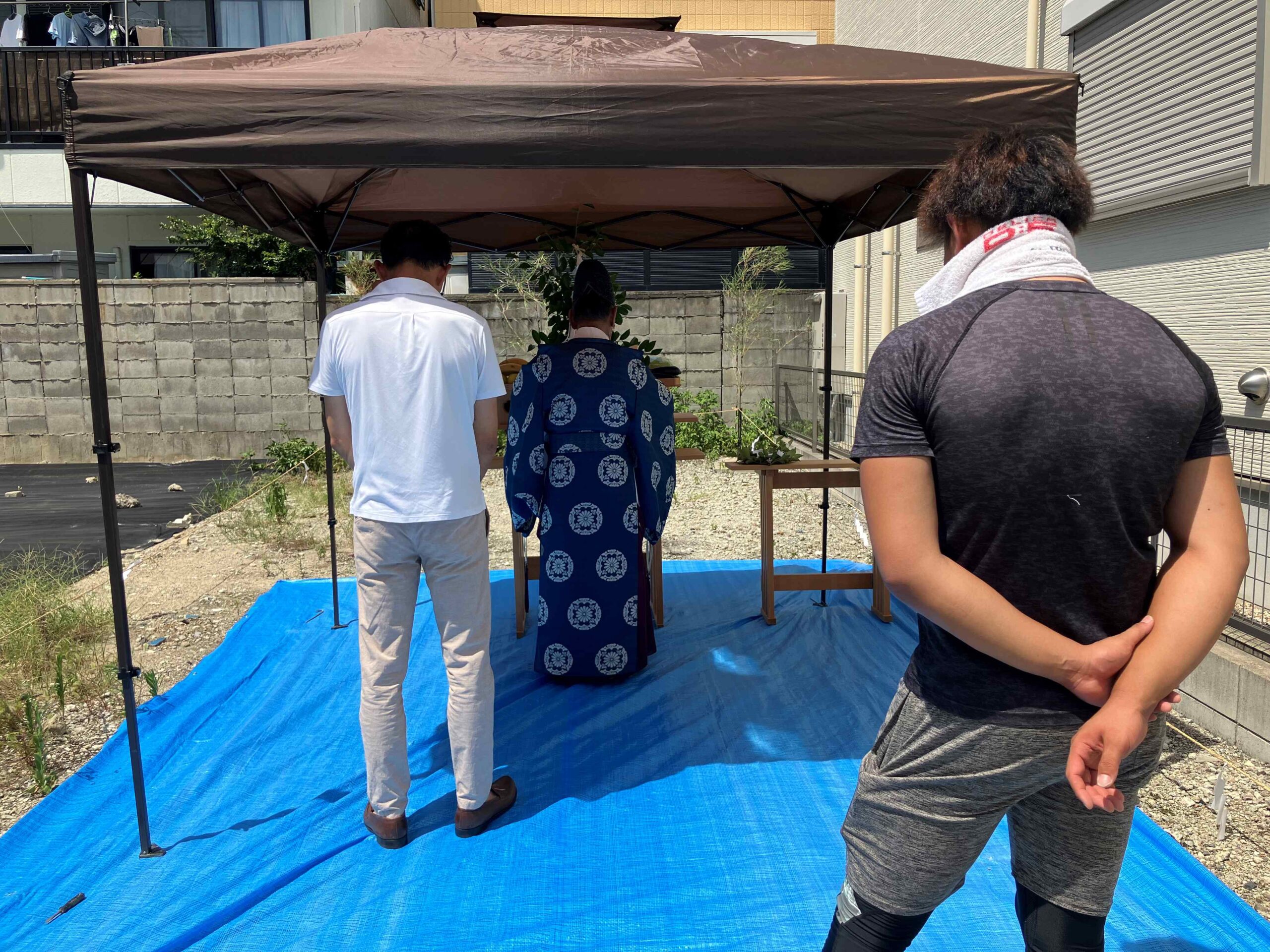 中村区中村町賃貸アパート　地鎮祭