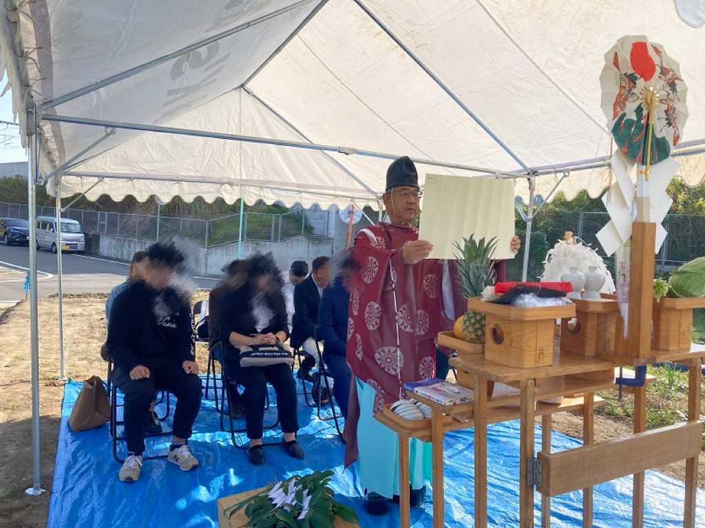 中川区M様　地鎮祭を行いました！