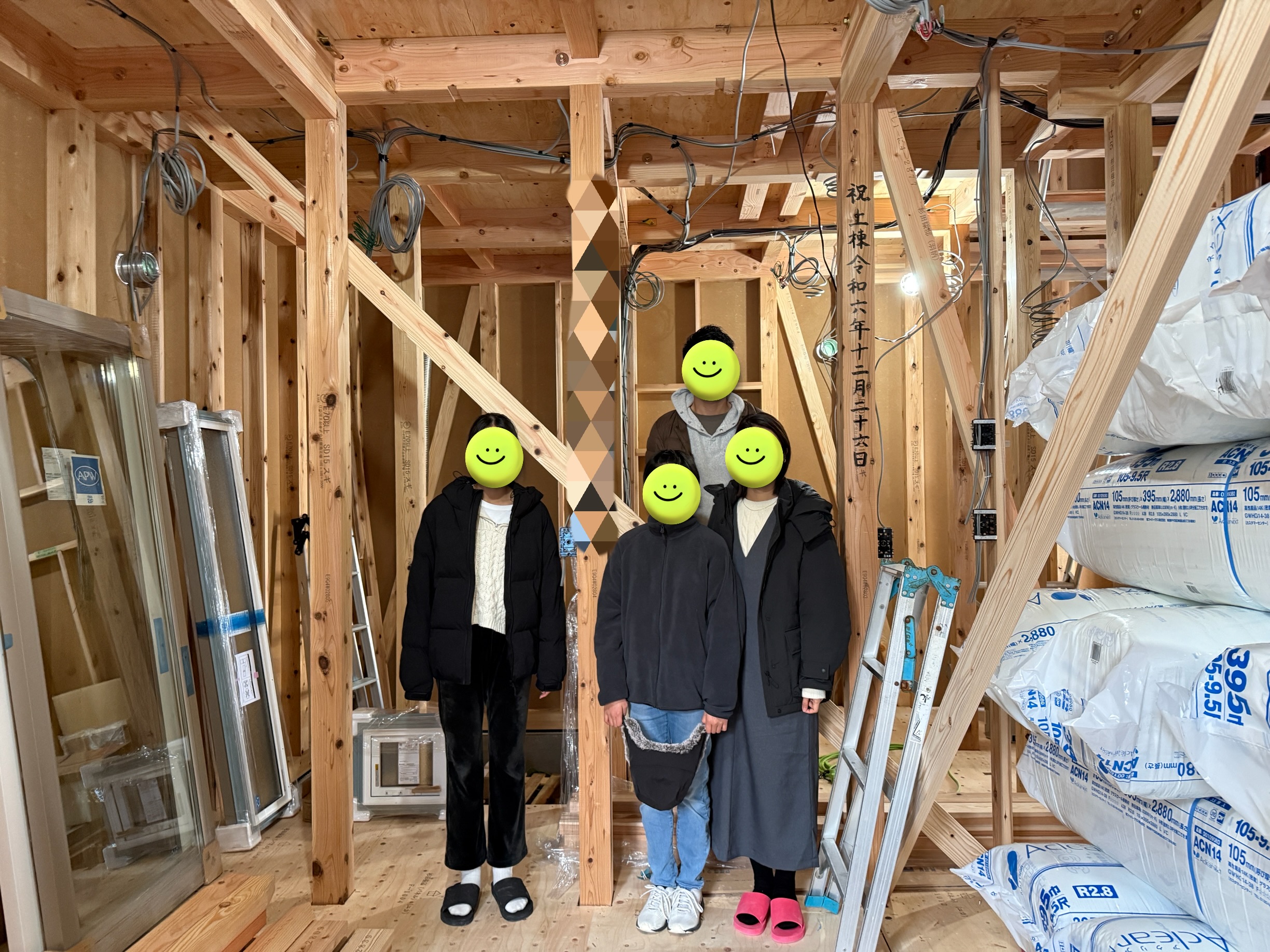 蟹江町S様邸　筆入れを行いました！