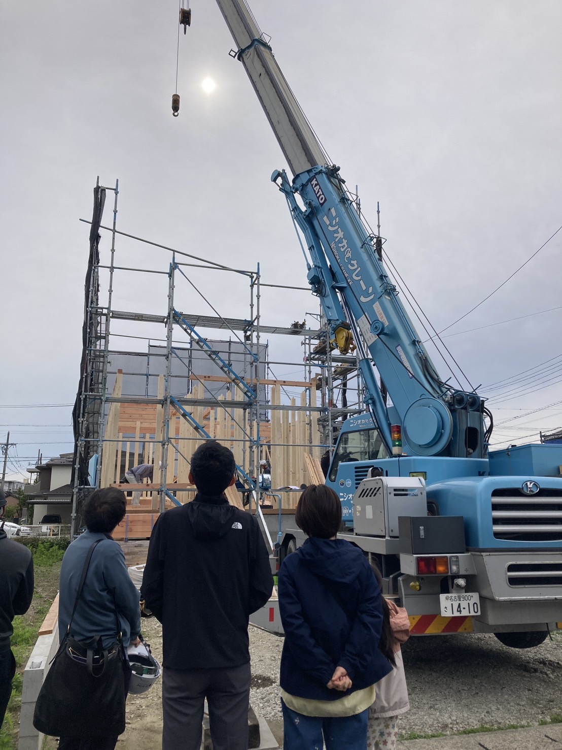 続・蟹江町N様邸　上棟！