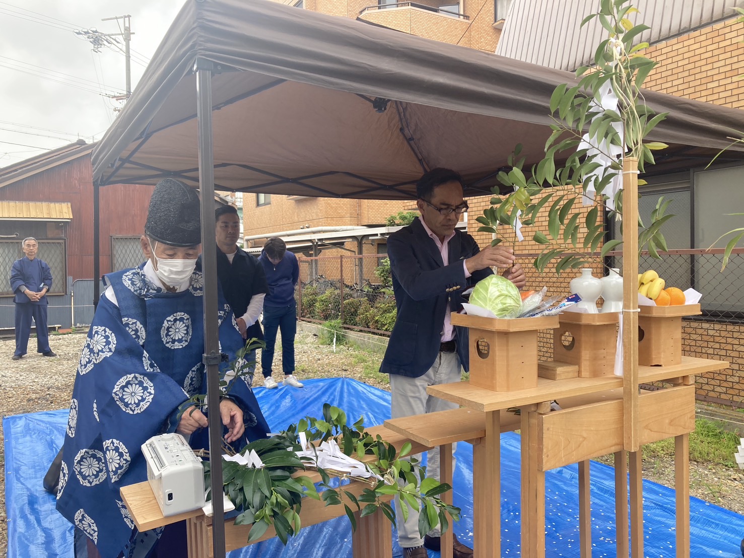中村区長戸井町賃貸アパート　地鎮祭