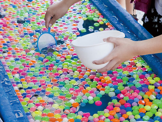 夏祭りイベントスーパーボールすくい