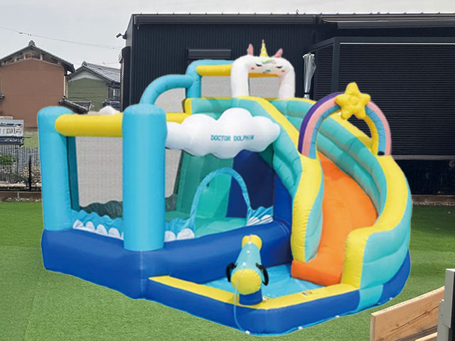 夏まつりイベント大型ユニコーンプール