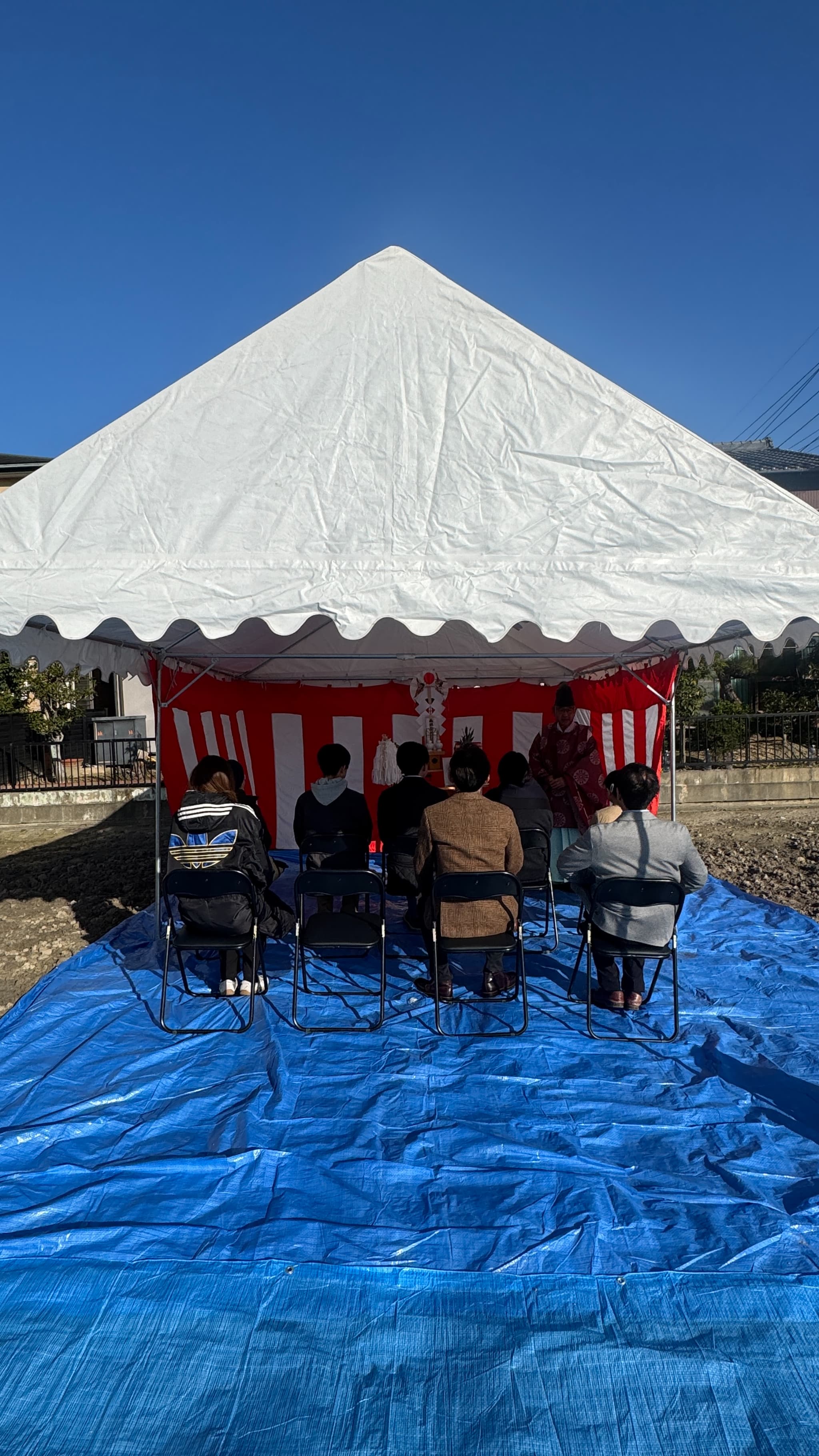 新築工事　地鎮祭