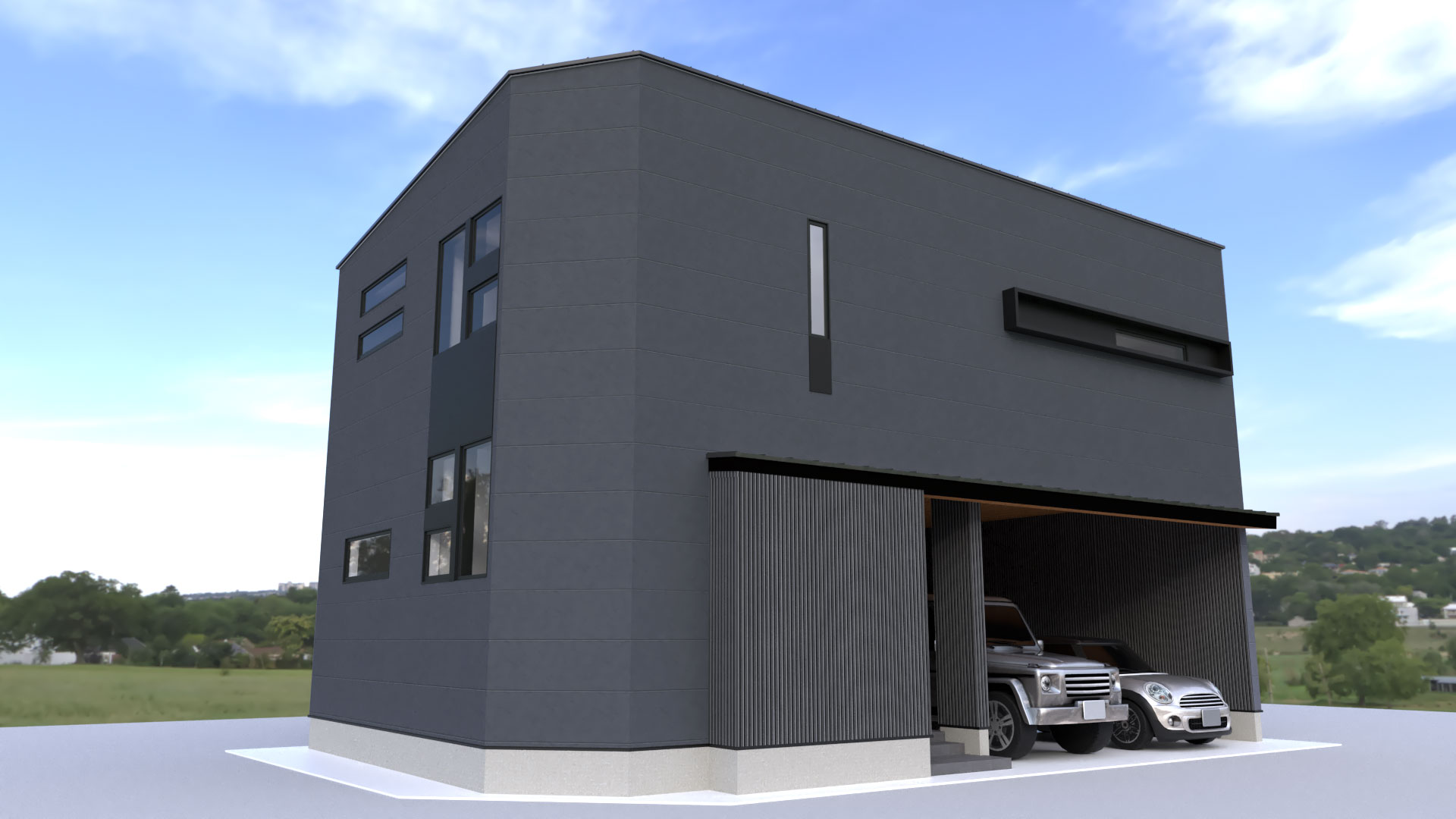 ガレージハウス分譲住宅  北区如意  3LDK　　