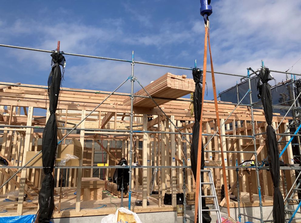 蟹江町S様邸　上棟しました！！