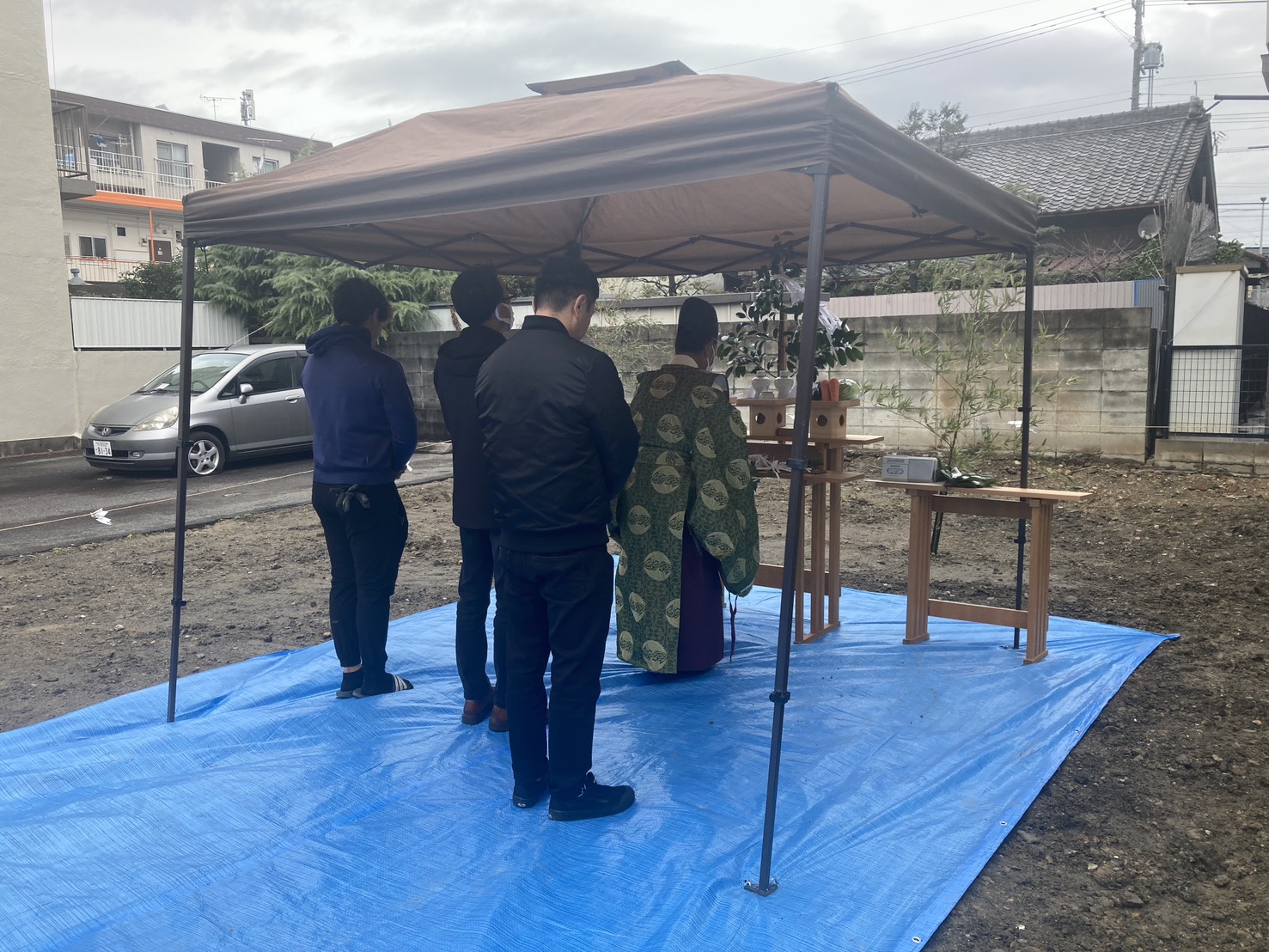 南区氷室町Ⅱ賃貸アパート　地鎮祭