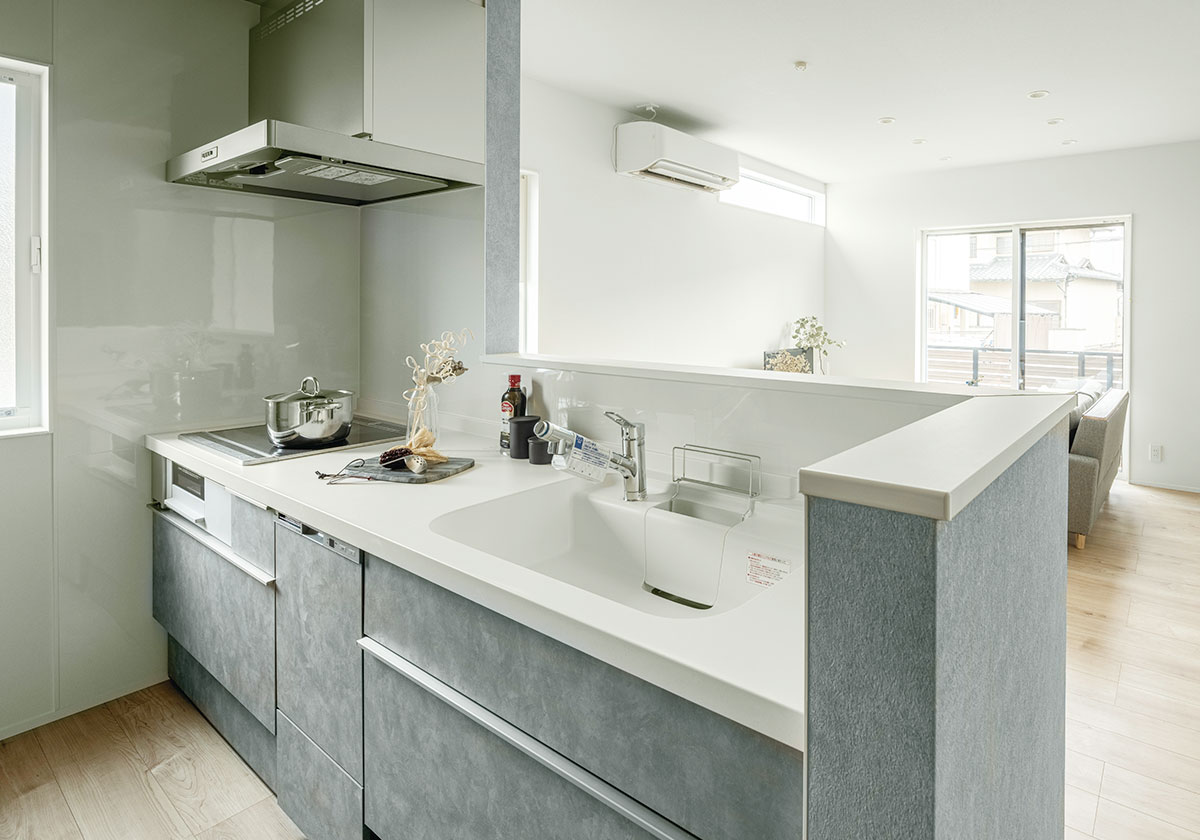 キッチンからのLDK