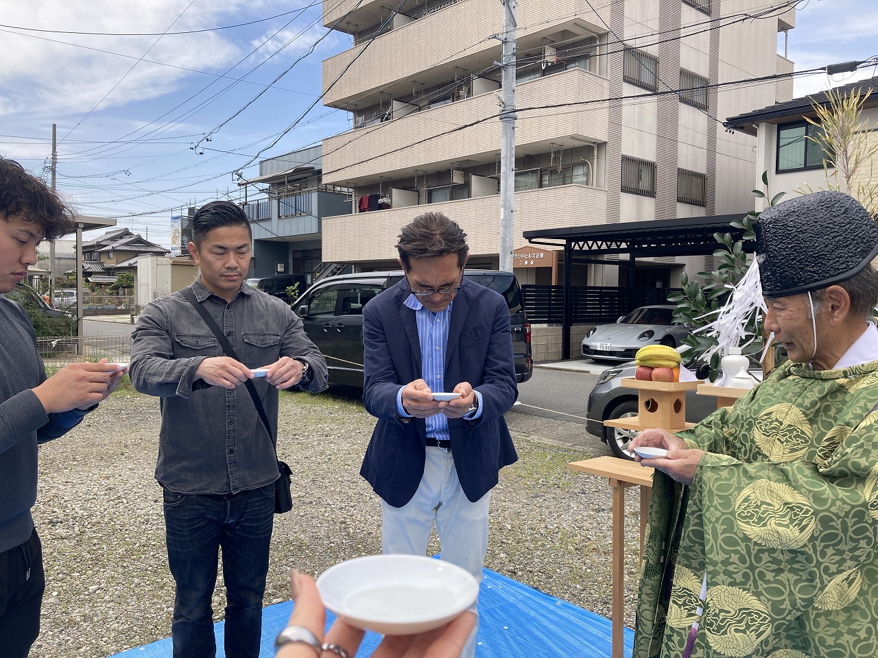 港区正保町賃貸アパート　地鎮祭