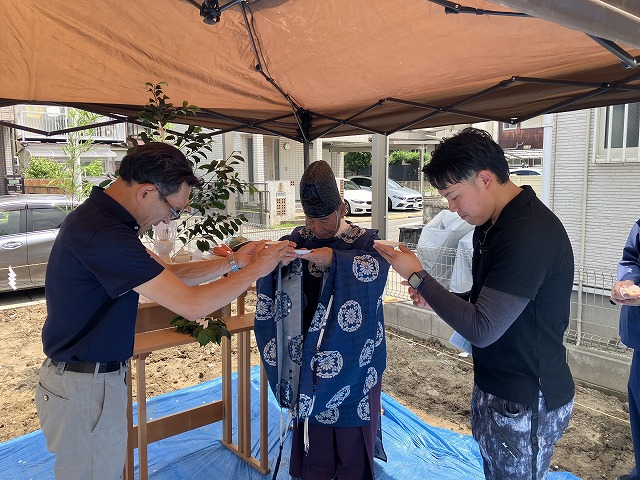 南区呼続Ⅱ賃貸アパート　地鎮祭を行いました！