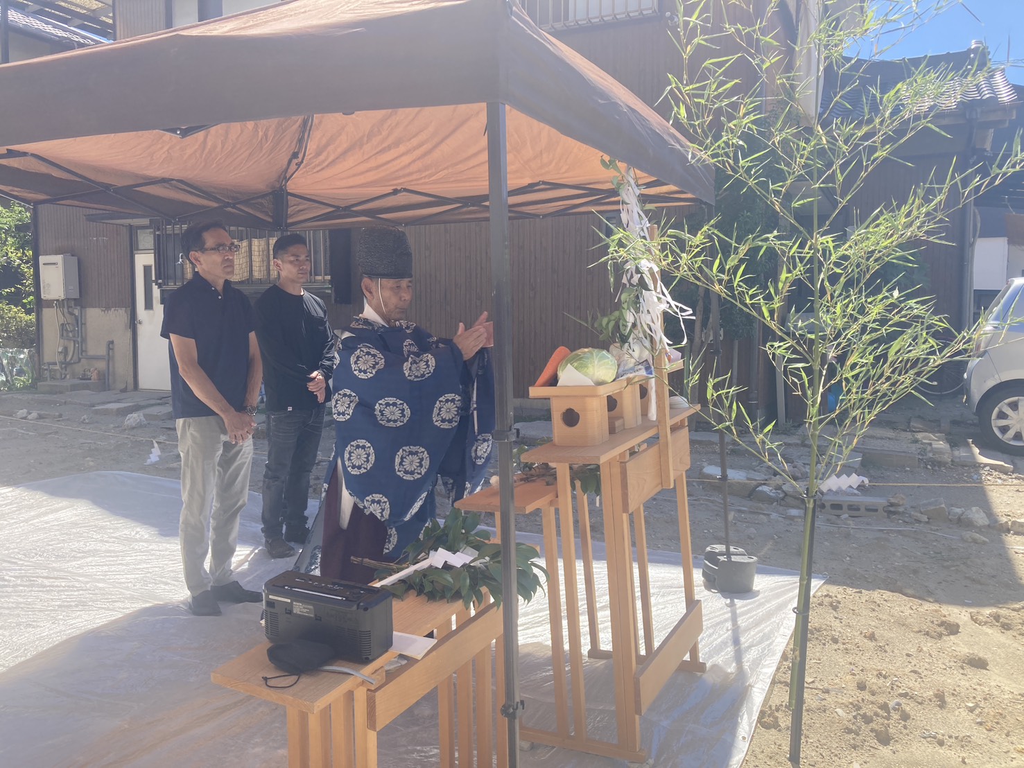 南区西又兵ヱ町賃貸アパート　地鎮祭を行いました！