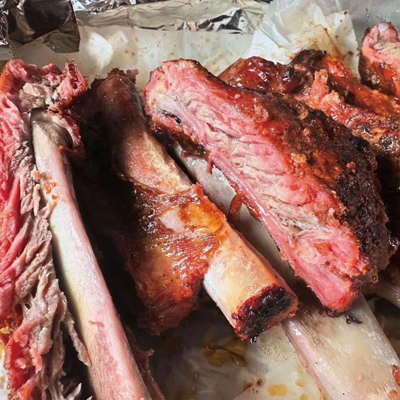 BBQ TRANSPITのタコス・料理の一例